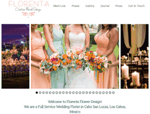 Tablet Screenshot of florentaflowerdesign.com